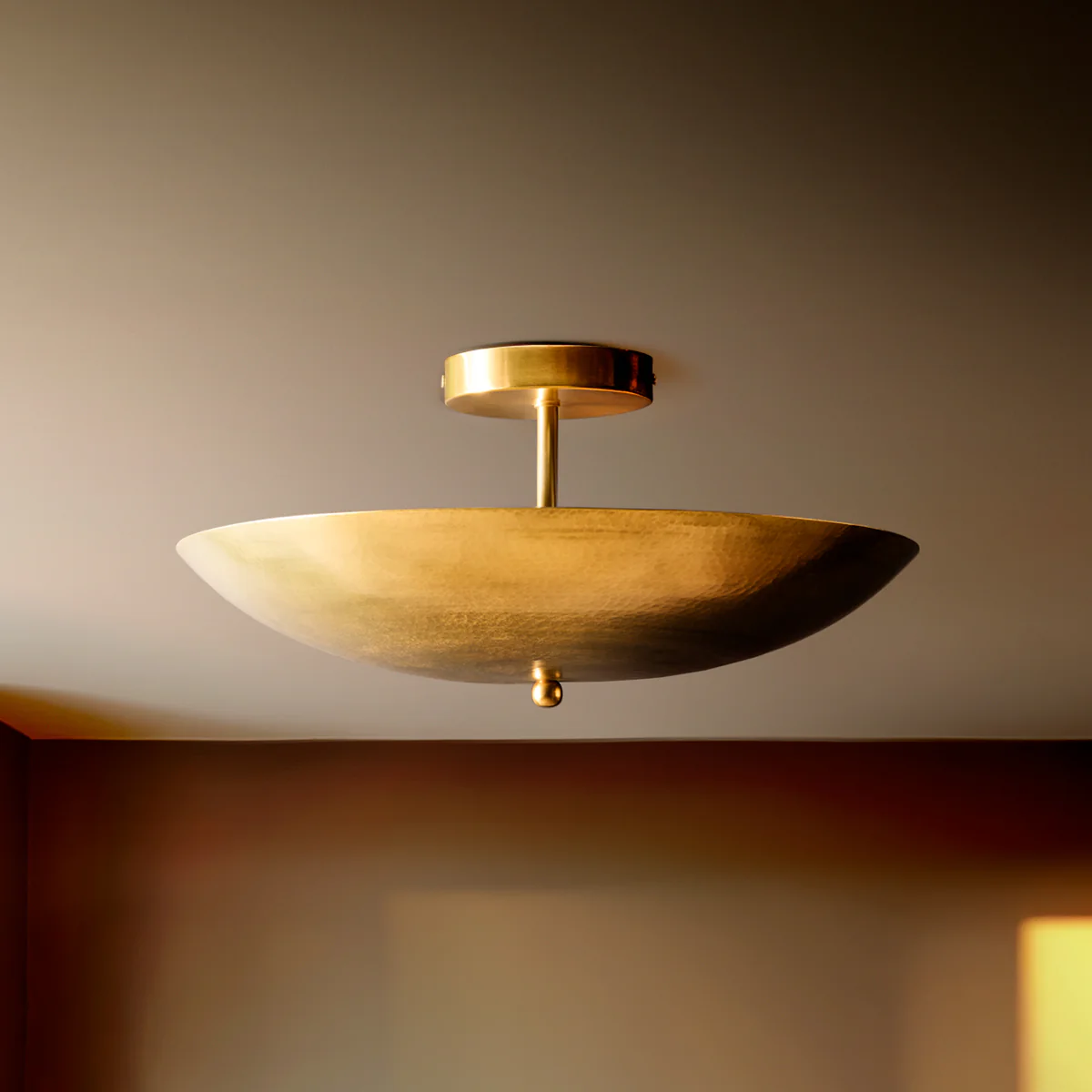 Brass pendant lights